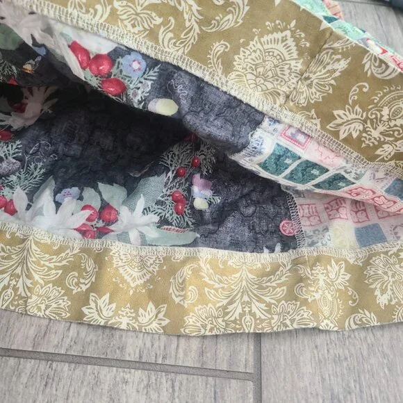 KPea toddler girl Patchwork Christmas Holiday Dress Size 5T - Picture 8 of 11